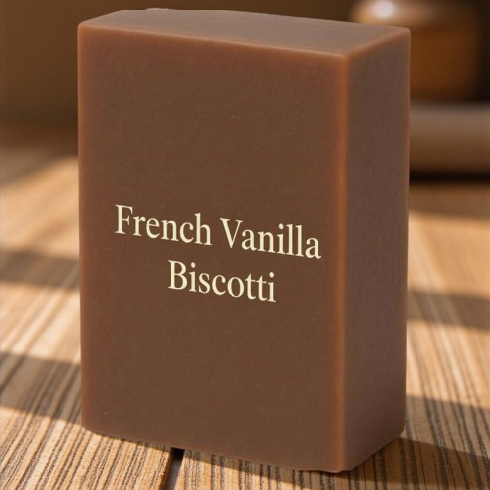 French Vanilla Biscotti Bar‎ Soap